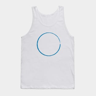 Painted Blue Roundabout Tank Top